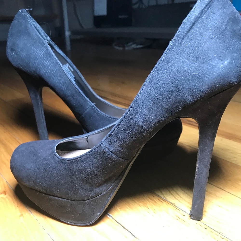 steve madden black pumps